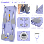 Foldable Pilates Board Full Body Fitness Trainer With Automatic Rebound Multifunctional Abdominal Board Exercise Equipment